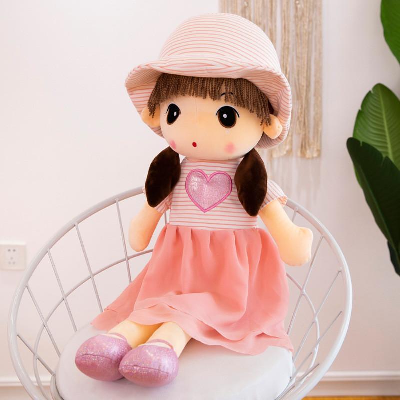 Adorable Sweetheart Fairy Plush Doll Soft Crystal Velvet Stuffed Toy Large Size
