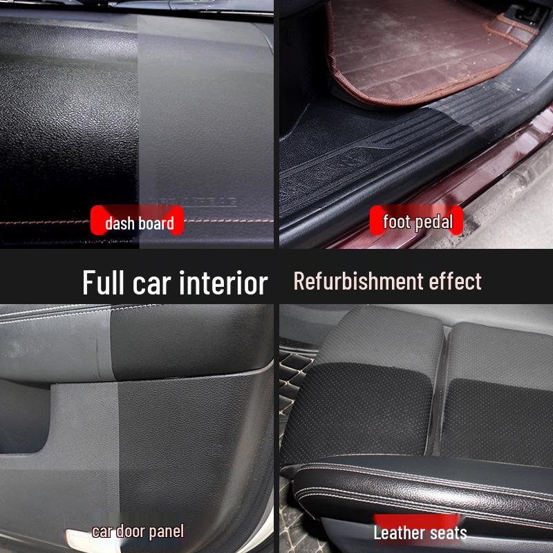 Multifunctional Car Plastic, Rubber & Leather Restorer - Nourishing Cream for Interior & Dashboard
