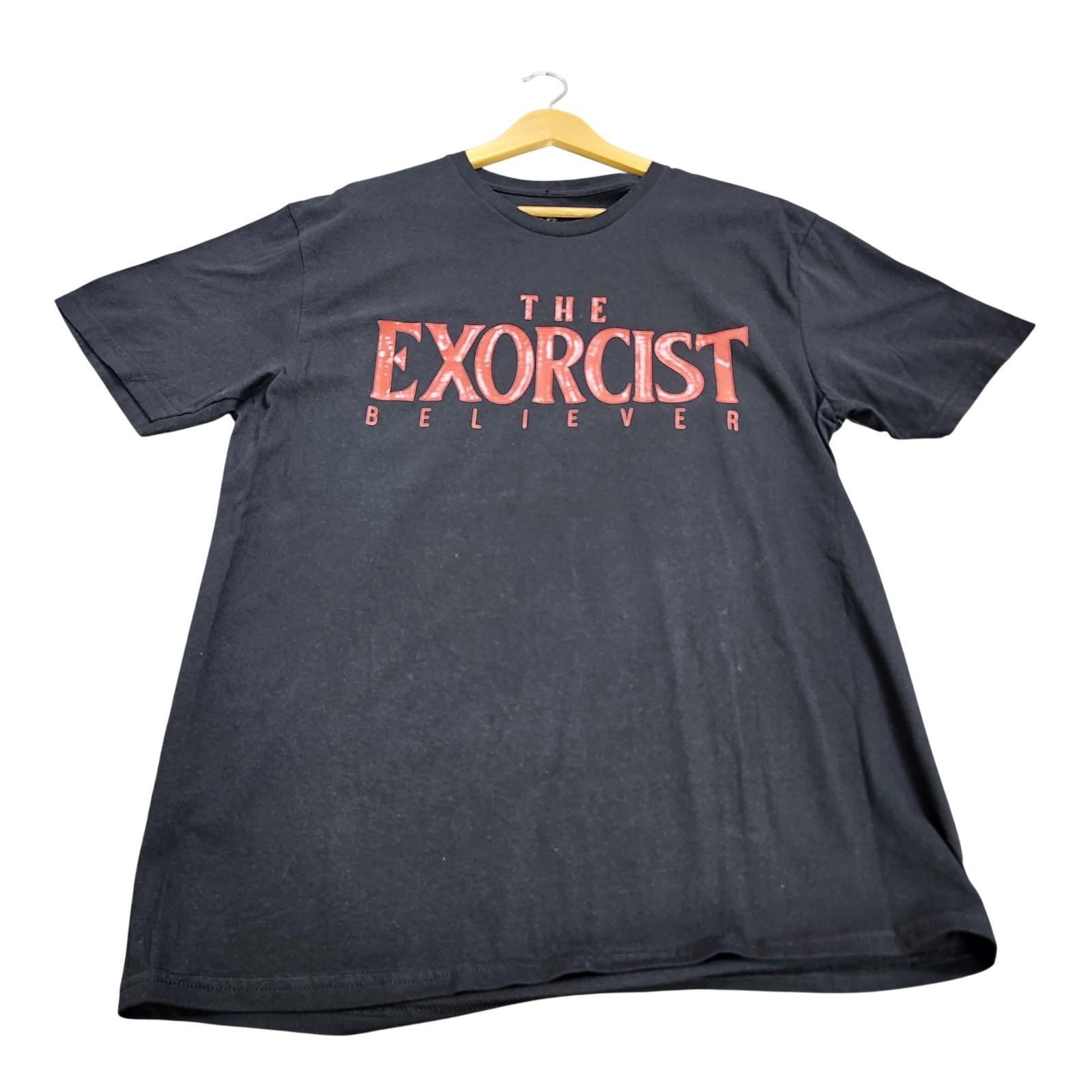 Universal Studios Shirt Mens Large Black The Exorcist Believer Graphic Tee Unisex T-Shirt XXXXL