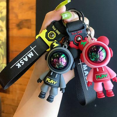 Handmade DIY Tassels Anti-fall PVC Cute Bear Backpack Pendant Jewelry Accessories