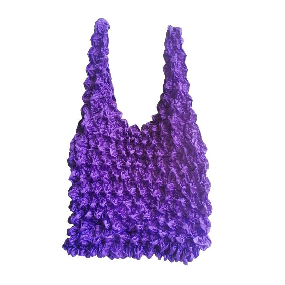 Large Capacity Bubble Stretch Bags Expansion Fold Pleated Flexible Elastic Bag Magic Multi Purpose Shopping Bag