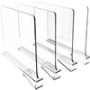 Transparent Acrylic Clothing Divider Bag - Plastic Storage Shelf Organizer