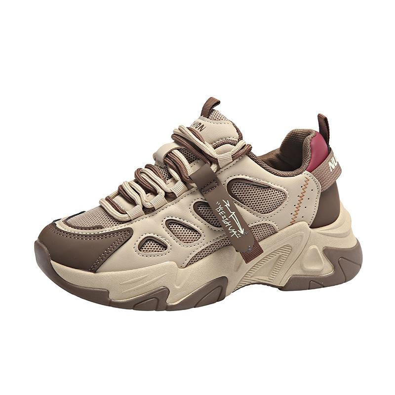 2025 dad shoes 2025 new breathable running summer women's shoes student explosion casual platform sports shoes women's tide
