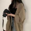 Cardigan Camicia Estivo da Donna a Manica Lunga con Protezione Solare Larga Monocolore Sottile Traspirante Giacca Casual