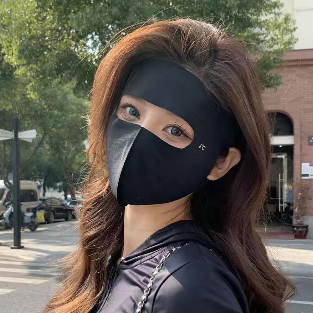 

Washable Ice Silk Face Cover, UV Sun Protection Neck Gaiter for Running Cycling Outdoor