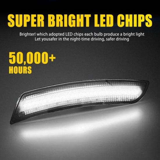 For Chevrolet LS Camaro LT SS ZL1 2016-2024 LED Side Mirror Marker Signal Lights
