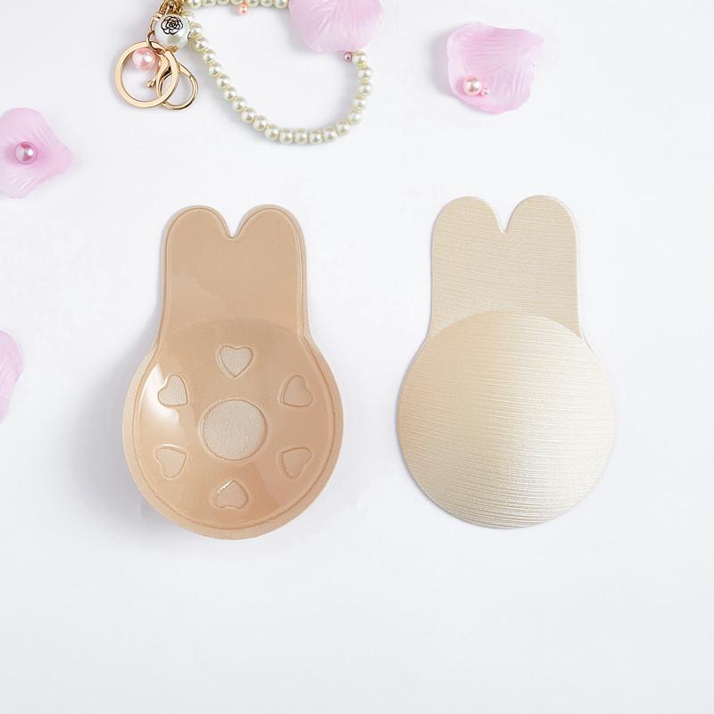 Bunny Ear Push-Up Silicone Nipple Covers & Strapless Bra