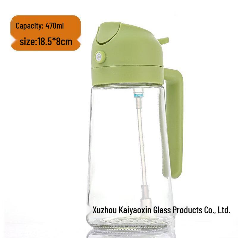 ZISIZ Automatic 2-in-1 Spray & Pour Glass Oil Dispenser