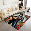 Tapis de sol Iconique d'Elvis Presley Parfait pour Bureau Salles de jeux Salle à manger Entrée Tapis Antidérapant Décor de Bureau Anime Cadeau de Fête de Mariage