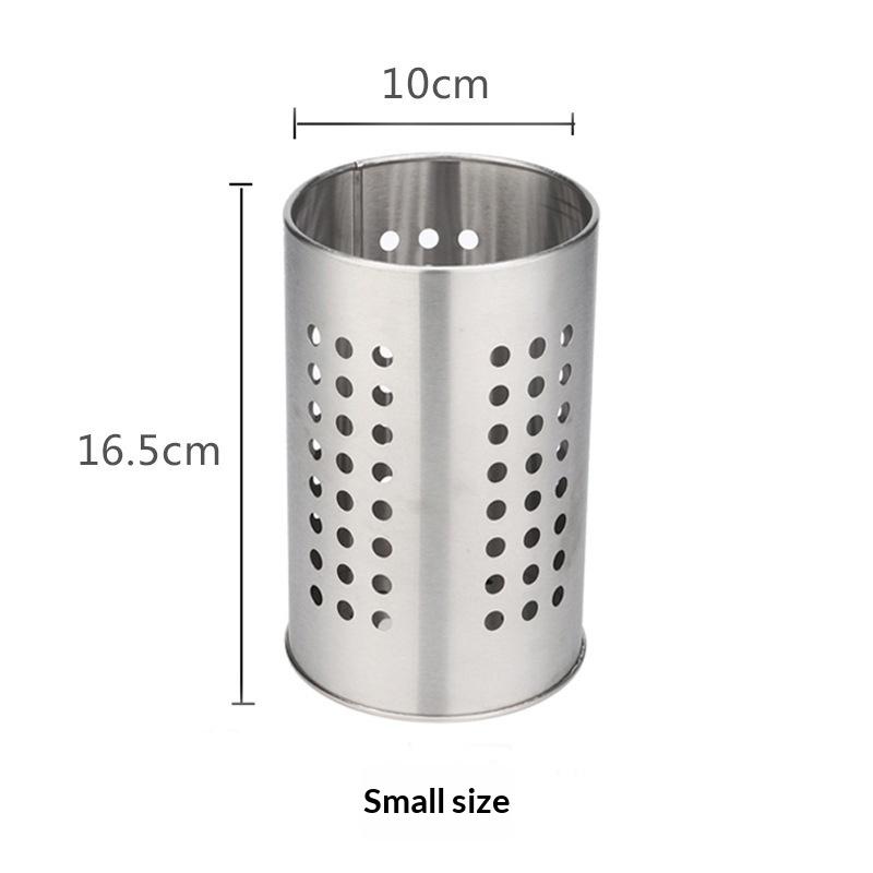 

1Pc Stainless Steel Chopstick Storage Rack Shelf Basket Knife Fork Spoon Tableware Organizer Kitchen Cutlery Drain Holder A3
