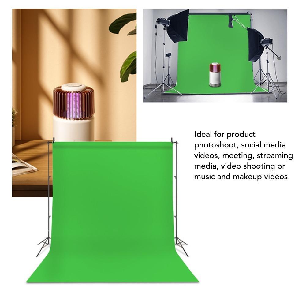 High Density Polyester Photography Backdrop Wrinkle Resistant Soft Light Backdrop Home Video зелёный