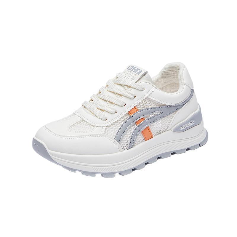 Ins Tide Korean Version of the New Dad Shoes Girl 2025 Summer Student Sports and Leisure Mesh Breathability Increase KK901-1