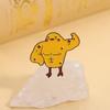 Fitness Muscle Chick Enamel Pins Custom Funny Strong Animal Brooches Lapel Badges Clothes Jewelry Gift for Friends