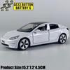 1:32 Model 3 Mid-size Luxury Sedan Alloy Metal Diecast Model Car Simulation Miniature Holiday Present & Home Trendy Ornament Toy
