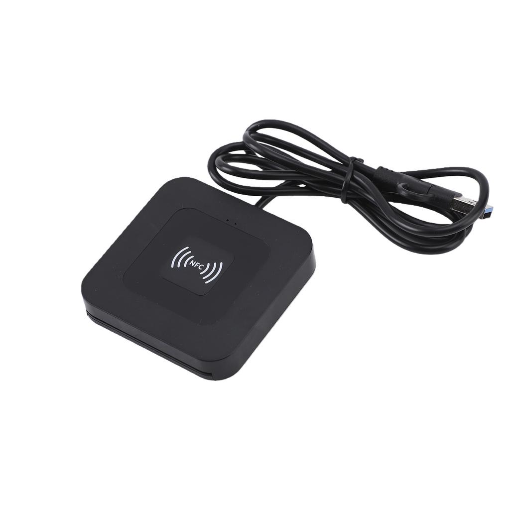 Contact and NFC Reader Plug and Play Compact Card Reader with Cable Support for Windows