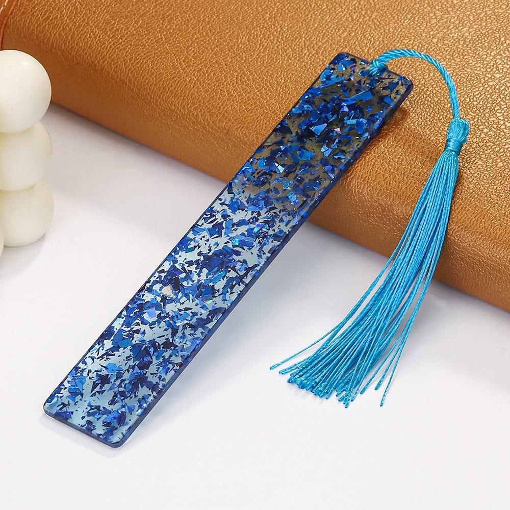 New Elegant Tassel Bookmarks DIY Portable Resin Bookmarks Reading Pages Book Markings Reading Presents