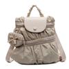 College-Stil Rucksacktasche Damen Neu Trendig Mode Plissiert Nylon Leinwand Tasche Lässig Tragbar Rucksack