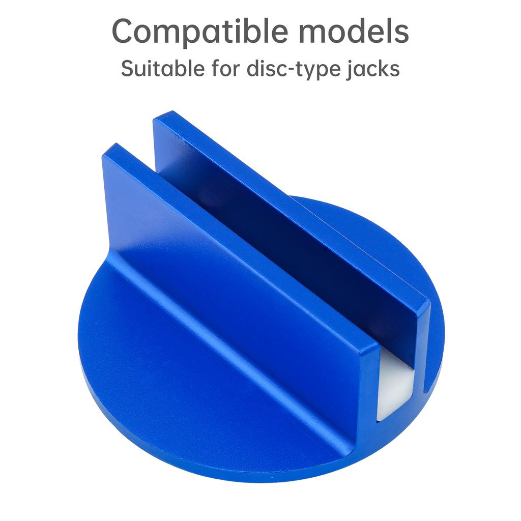 2 stk Universell Aluminiumspor Magnetisk Jekkadapter Stort Spor Blå Klypesveisramme Sporputer