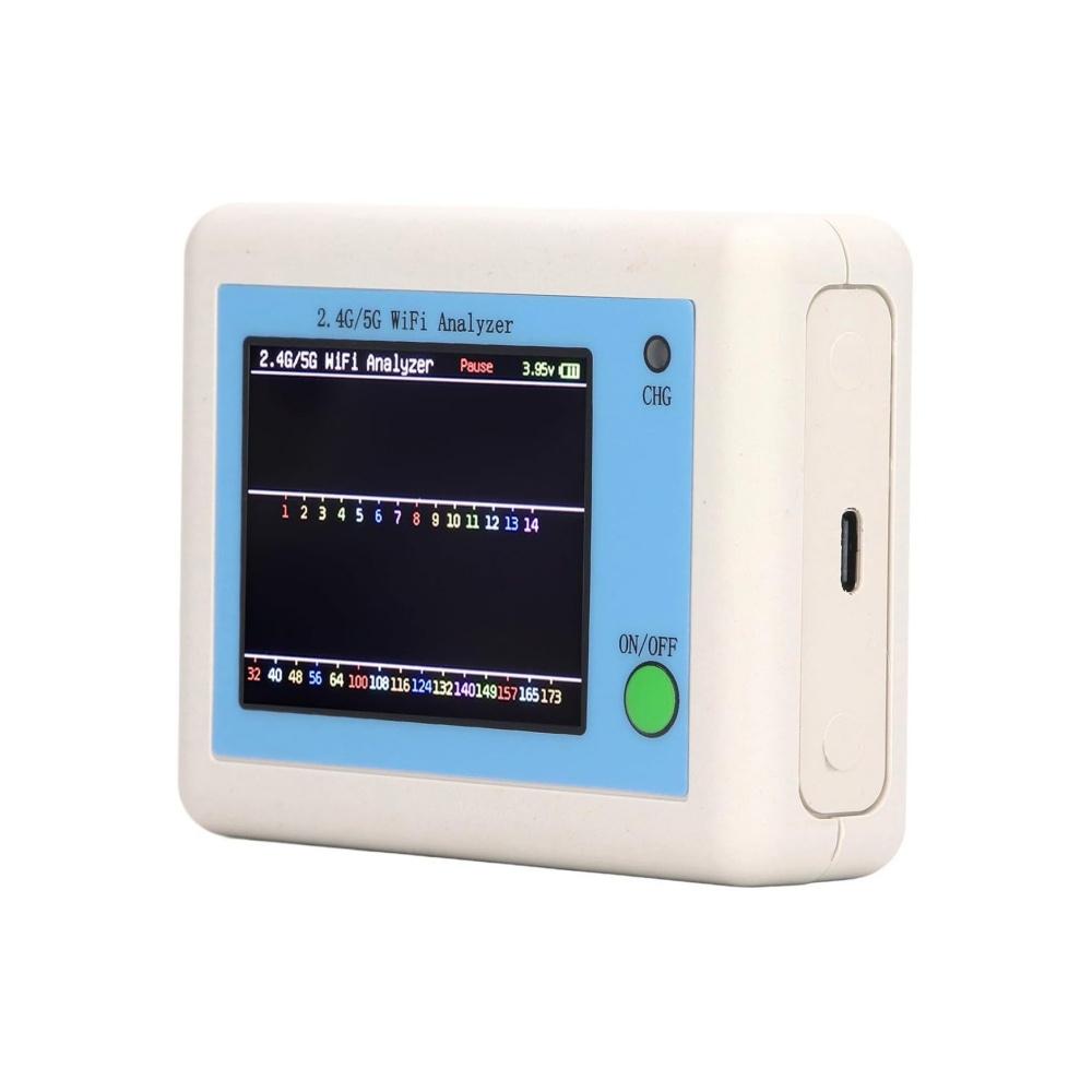 2.4G 5G Spectrum Analyzer with 2.4 Inch TFT Color Screen Wireless Network Scanner