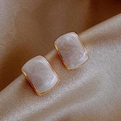 S925 Silver Needle Hypoallergenic Exquisite Small Earrings Simple And Versatile High-end Celebrity Earrings Jewelry Women Brinco