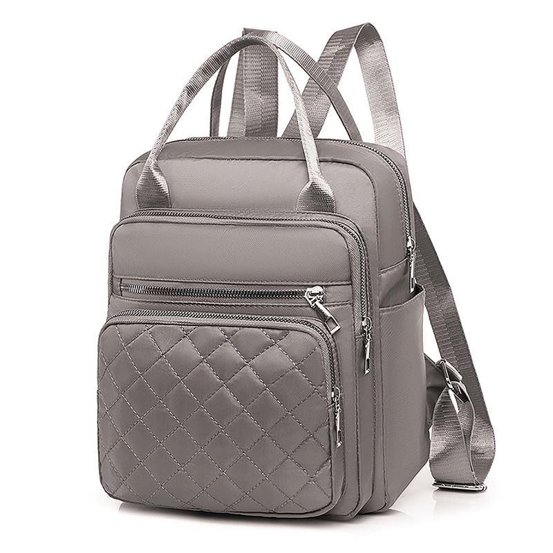 Waterproof Oxford Women Backpack Female Travel Shoulder Bag Schoolbag for Teenage Girls Solid Color Bookbag Mochila Bookbag