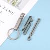 Hiking Titanium Alloy Buckle Ribbon Ending Buckles Belt Clip Quick Draw Keychain Hanging Buckles Key Ring