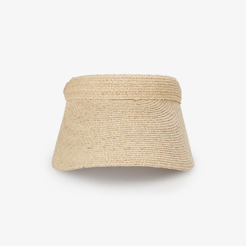 [lacoste] Women's Raffia Sun Visor RK229E-56G02S
