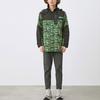Skechers Stroll Series Printed Outdoor Workwear Patchwork Hooded Jacket Men Jacket Green Camouflage L321M132
