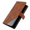 Leather Case for Honor X9c 5G/Magic7 Lite 5G/X60 Pro 5G Imprinted Lines Splicing Wallet Phone Cover