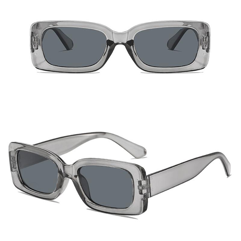 Óculos de sol clássicos da moda, armação retangular pequena, óculos de sol para mulheres, homens, óculos de sol quadrados para dirigir, óculos de sol masculinos