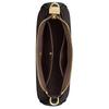 Coach Teri 20 Classic Monogram Zip Closure Synthetic Leather Handheld Crossbody Shoulder Bag Small Women Bags Black CW323-IMXAQ