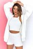 Bo+Tee Spodenki Dresowe Damskie Niebieskie S 0A6E6_D* T3A