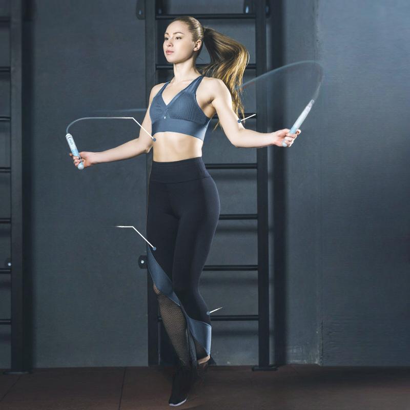 Skipping Rope Intelligent Cordless Counting Load-bearing Steel Wire Rope Student Sports Goods Big Ball Skipping Home Fitness Rope.