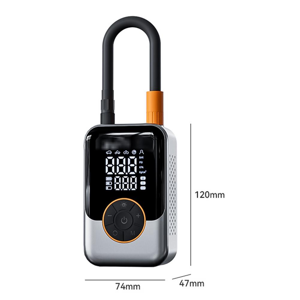 Air Compressor Portable Inflation Air Pump with LED Display Tire Inflation Pump for Car Bike Motorcycle