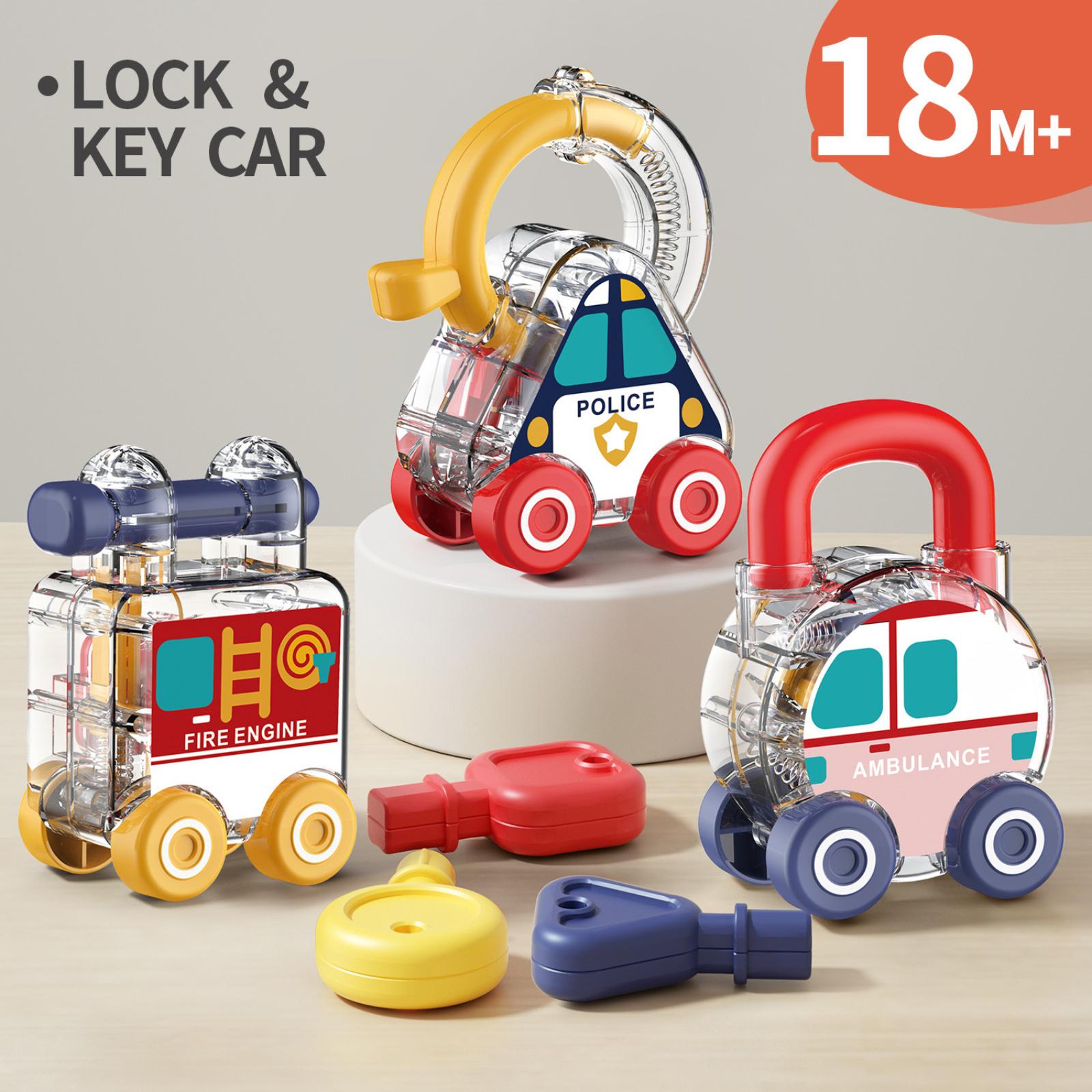 Lock And Key Toy Shape Matching Unlock Learning Toy For Kids One Size