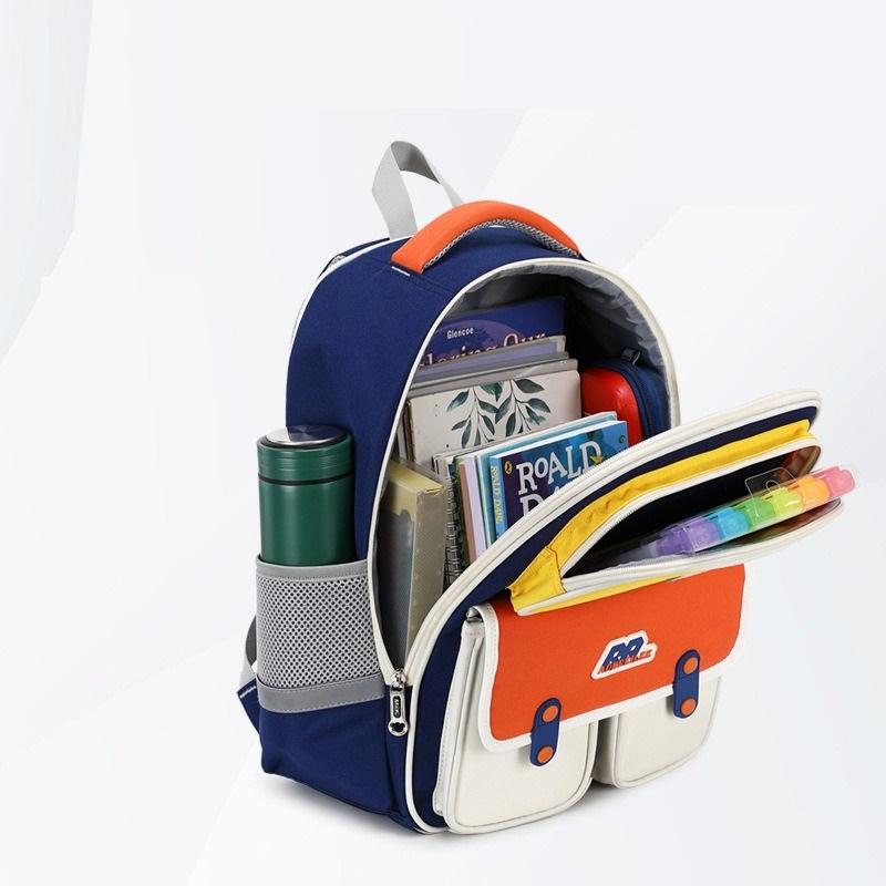 Ryggsäck för ryggraden Vattentät skolväska för barn Grundskola Årskurs 3-6