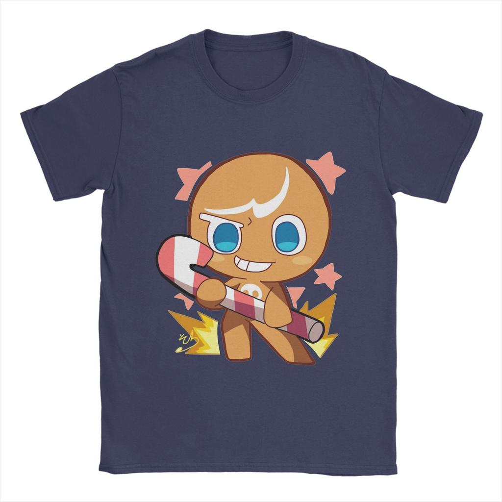 Cookie Run Kingdom T-Shirt Beach Cotton T Shirts For Man Harajuku Pattern Tee Shirt Short-Sleeved Streetwear Tees
