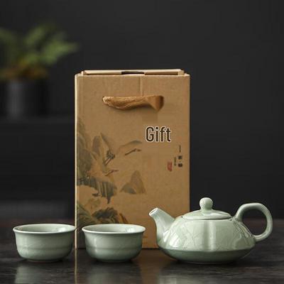 Oriental Ge Kiln Ceramic Tea Set