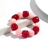 Bohomia Irregular Acrylic Oval Elastic Beaded Strand Bracelets for Women Vintage Leisure Bracelet Fashion Jewelry Gifts