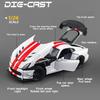 1/24 Dodge Viper ACR SRT Alloy Sports Car Model Diecast Metal Track Racing Vehicles Car Model Sound and Light Childrens Toy Gift