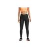 Under Armour Solid Color Training Compression Fitness Pants Women bottoms Black 1367030-001