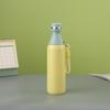 500ml Edelstahl Thermoskanne Einzigartiges Design Reisebecher Kleine Öffnung Auslaufsicher Wasserflasche für Auto-Getränkehalter Wandern Fitnessstudio Flasche