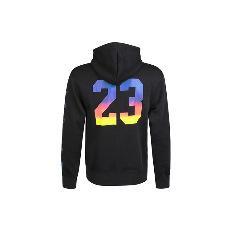 Jordan Solid Logo Print Sport Casual Fleece-Lined Zip Hoodie Jacket Men Outerwear Black CU9123-010