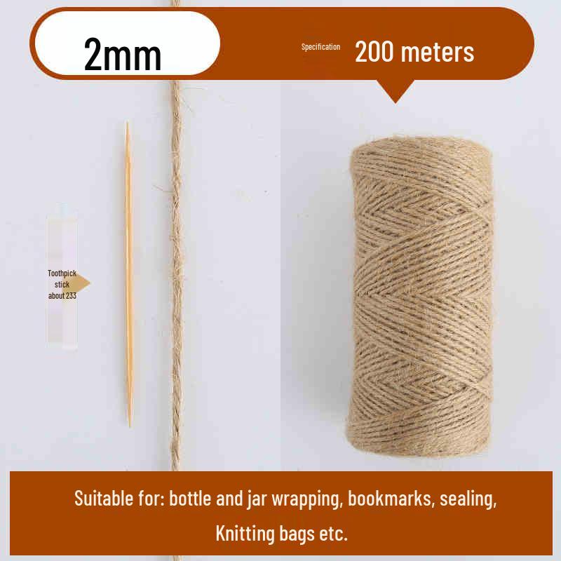 Натуральная джутовая веревка Gureide