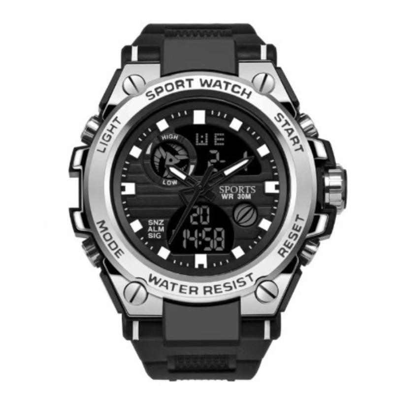 Electronic Watch Male Model Student Junior High School Youth Multi-functional Sports Male Model Luminous Electronic Watch