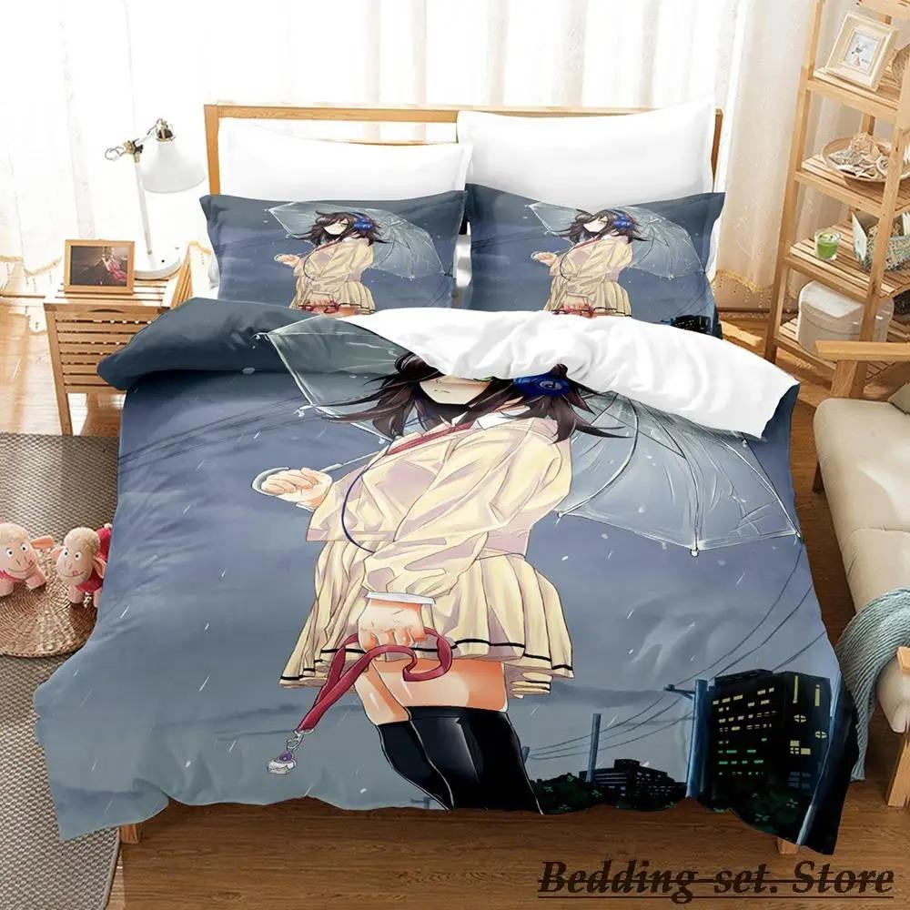 Watamote Bedding Set Single Twin Full Queen King Size Bed Set Adult Kid Bedroom Duvetcover Sets Anime parure de lit Bed