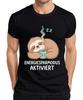 Sloth Energy Saving Mode Activated Coffee Relaxed Gift Unisexs Tshirt