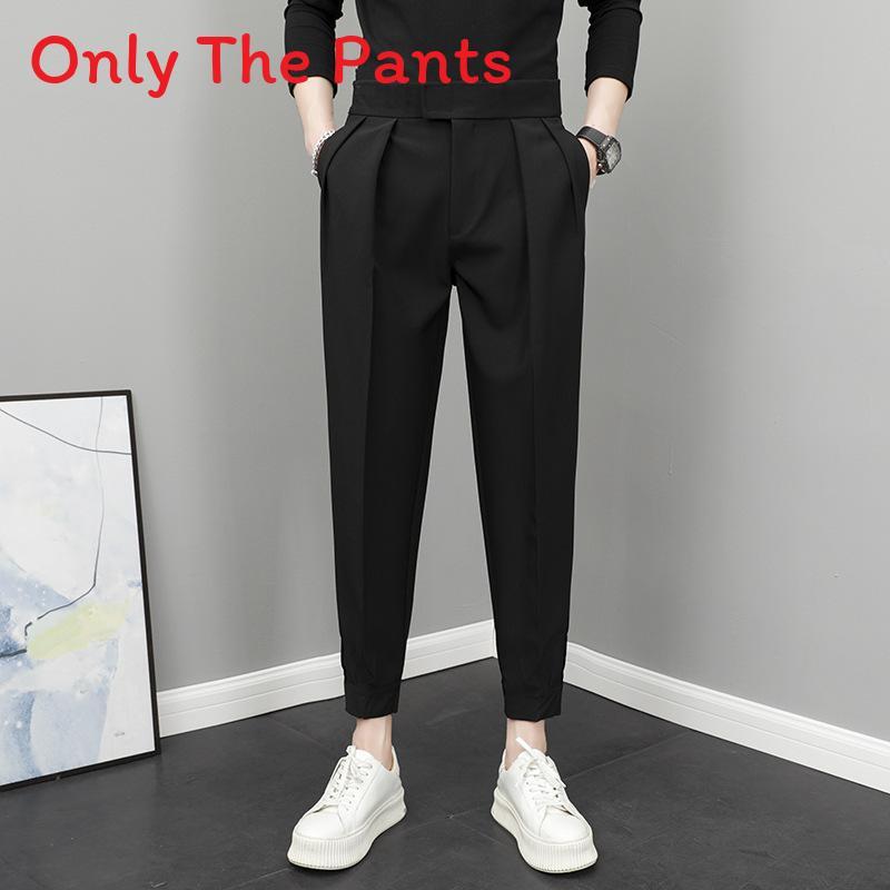 Men Spring Casual Trousers With Stretch Fabric For Daily Wear Youth Fashion