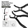 30/80 Degree Buckle Removal Pliers Rust-proof Auto Trim Removal Tool Push Pin Pliers  Auto Repair