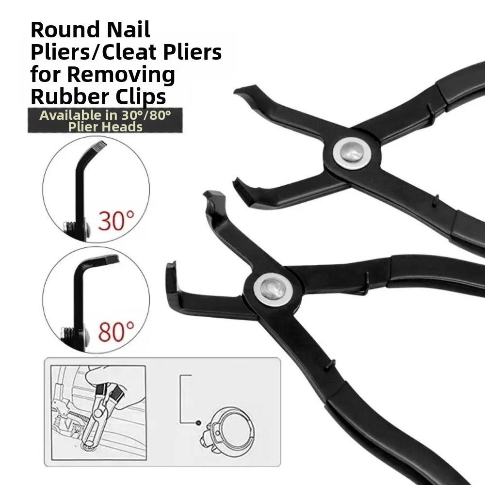 30/80 Degree Buckle Removal Pliers Rust-proof Auto Trim Removal Tool Push Pin Pliers  Auto Repair